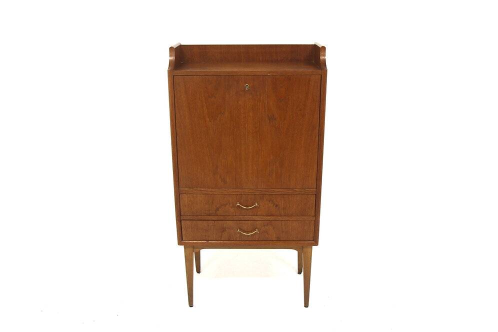 Scandinavian teak secretary desk, Sweden, 1960