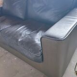Leather and fabric sofa by Jean-Charles de Castelbajac for Ligne Roset