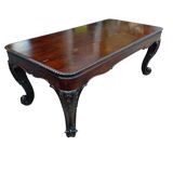 Large Louis XV style mahogany desk, 19th century
