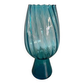 Vintage blue vase