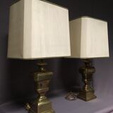 Pair of lamps in bronze XX