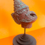 Tête de poupée thaï de style khmer