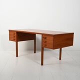 Teak desk by Nanna & Jørgen Ditzel