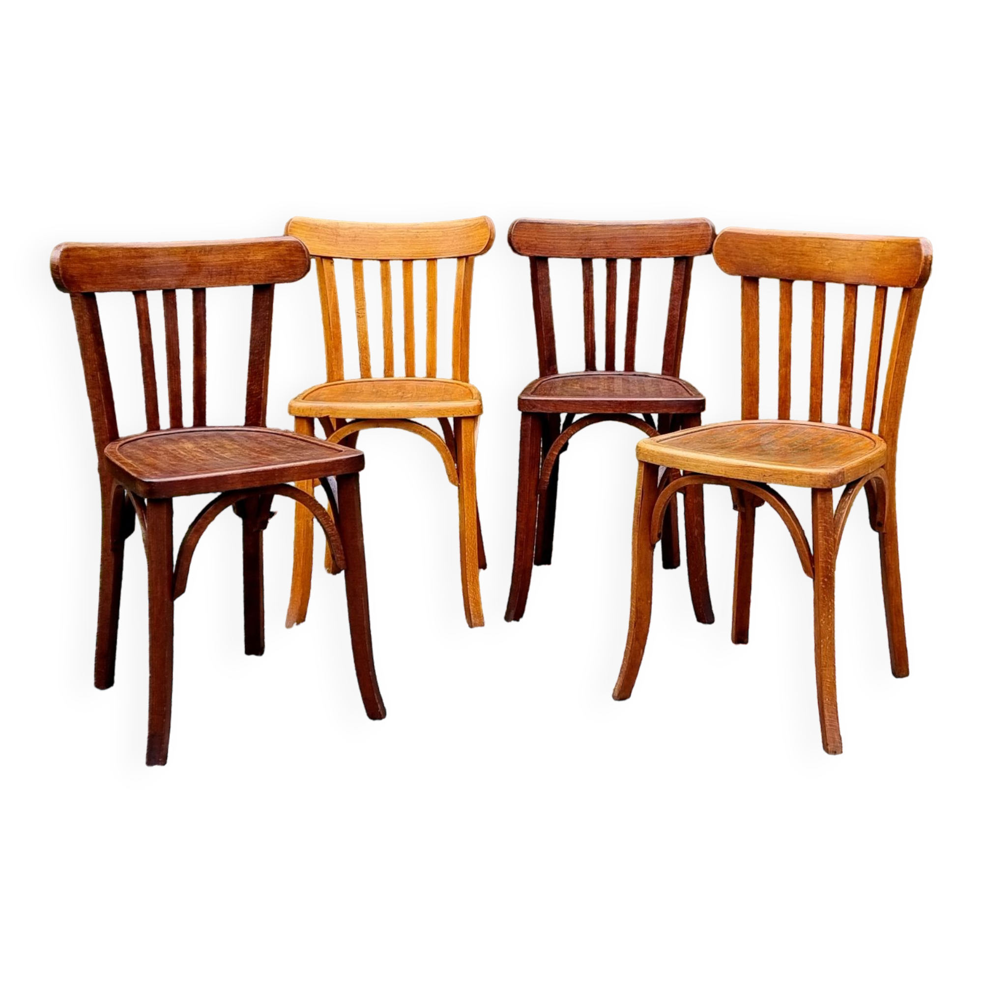 4 chairs bistro Luterma 50s
