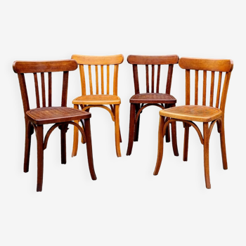 4 chairs bistro Luterma 50s