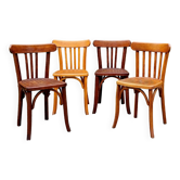 4 chaises bistrot Luterma années 50