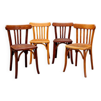 4 chairs bistro Luterma 50s