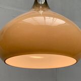 Mid-century Danish glass tulip pendant lamp by Nordisk Solar and Holmegaard, 1960s.