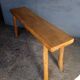 Bench 100 cm old solid wood patinated