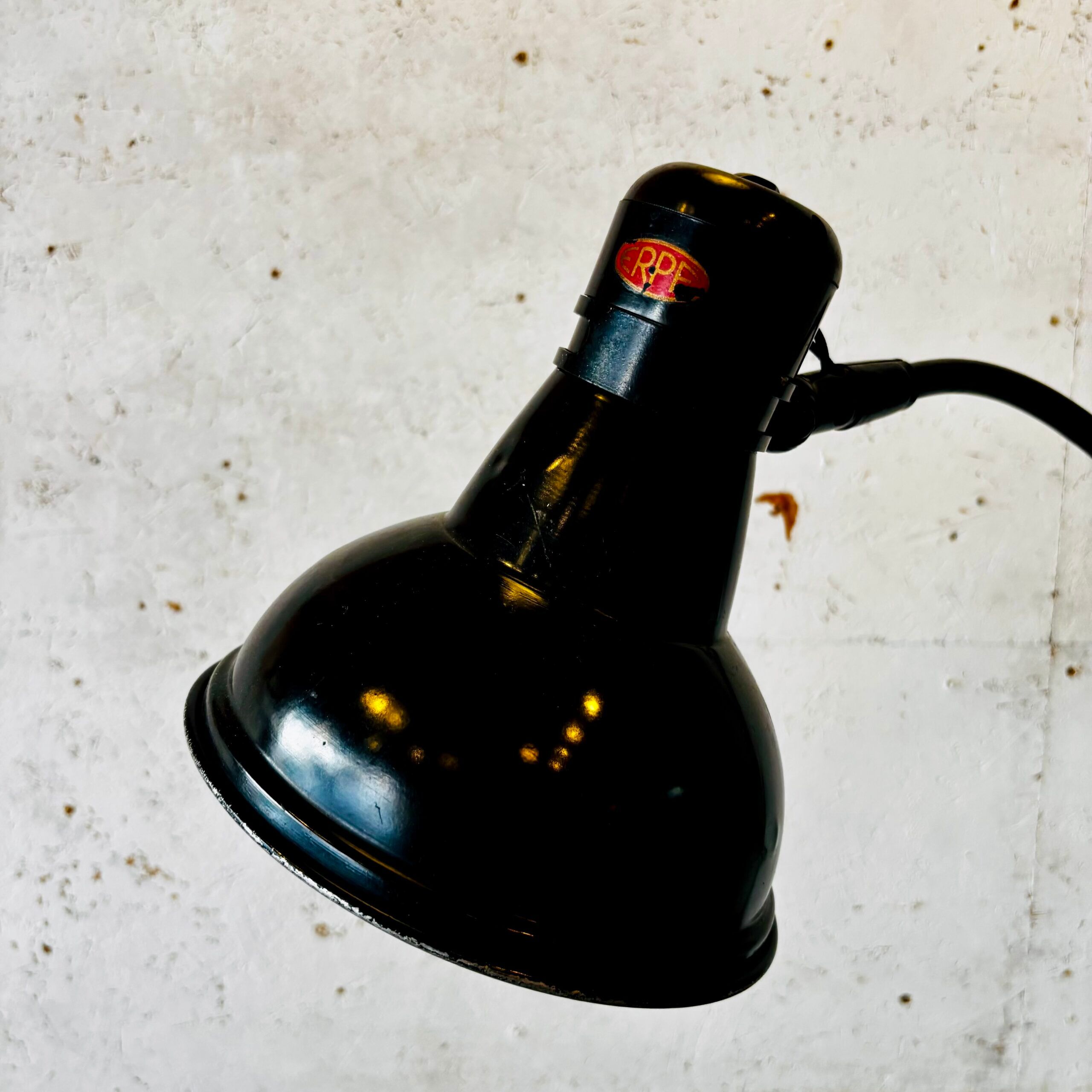 Rare Belgian architect lamp "ERPE"