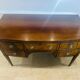 Sheraton flamed mahogany serving trolley, late 18th century