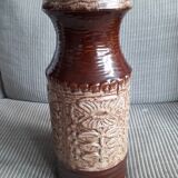Large Germany ceramic vase with floral decoration