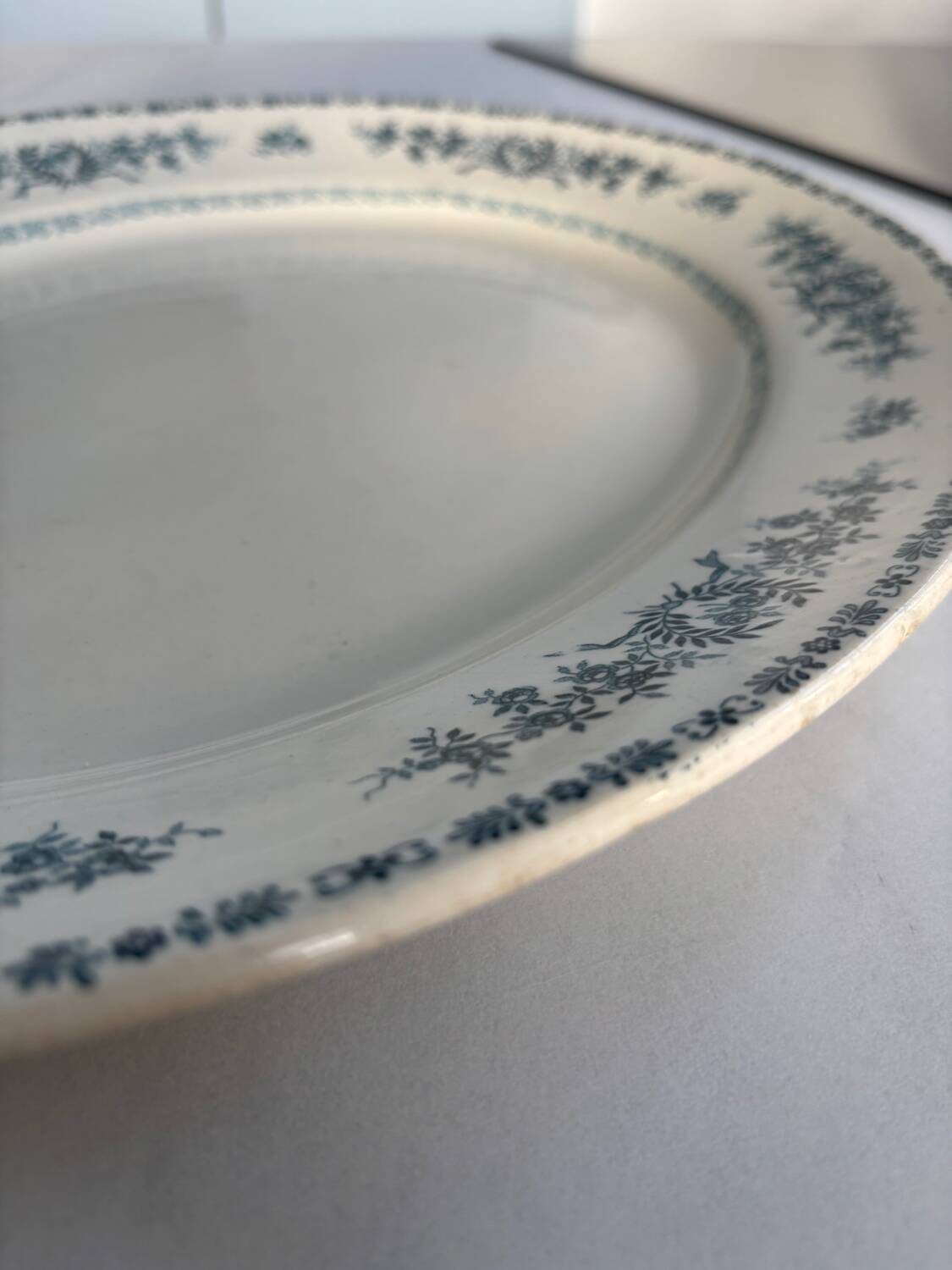Oval iron earthenware dish, Thermidor model – S.F.G B.N.G.R. | Earthenware