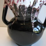 Vase Vallauris design vintage polychrome