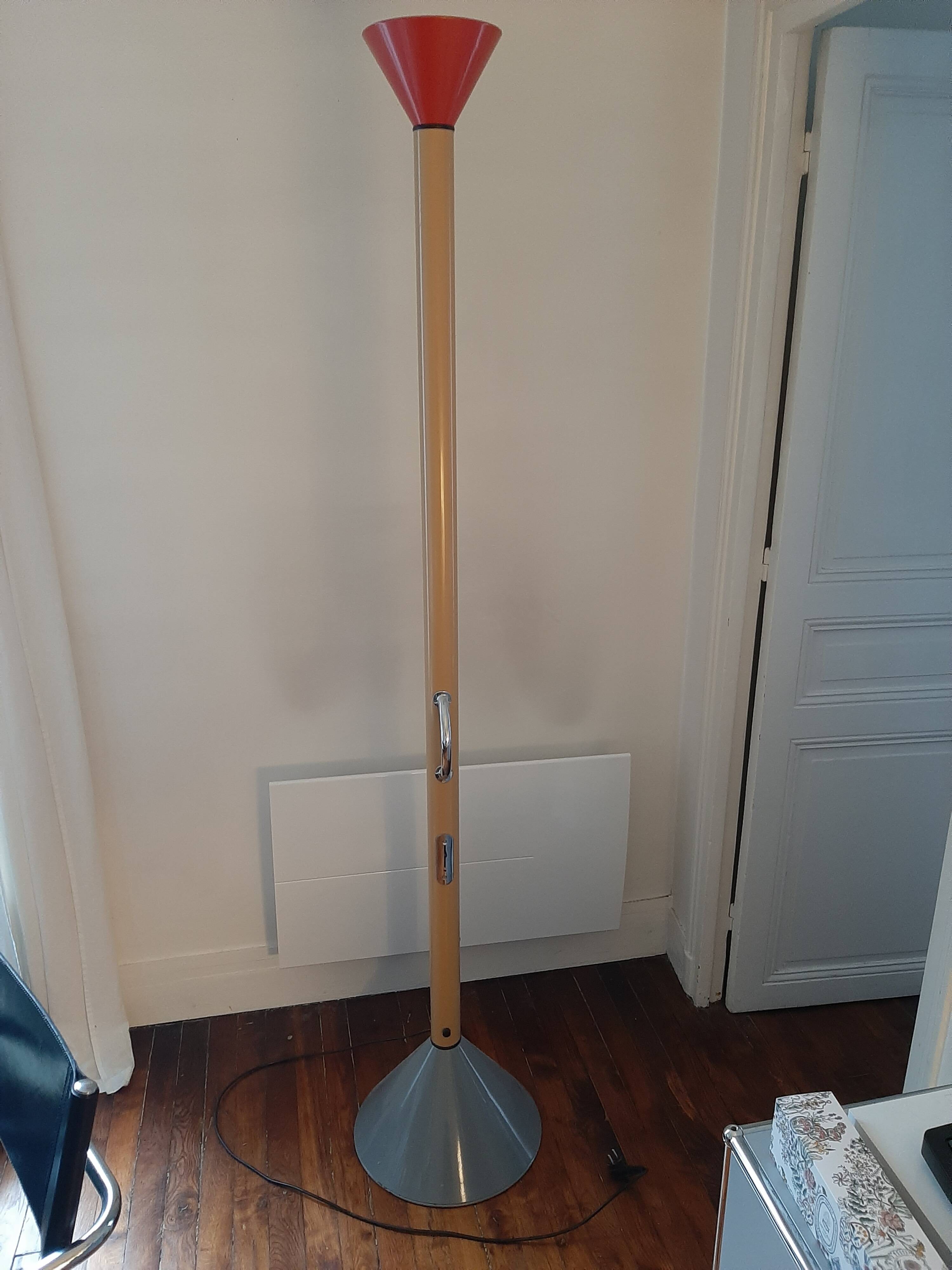 Artemide Callimaco floor lamp Ettore Sottsass