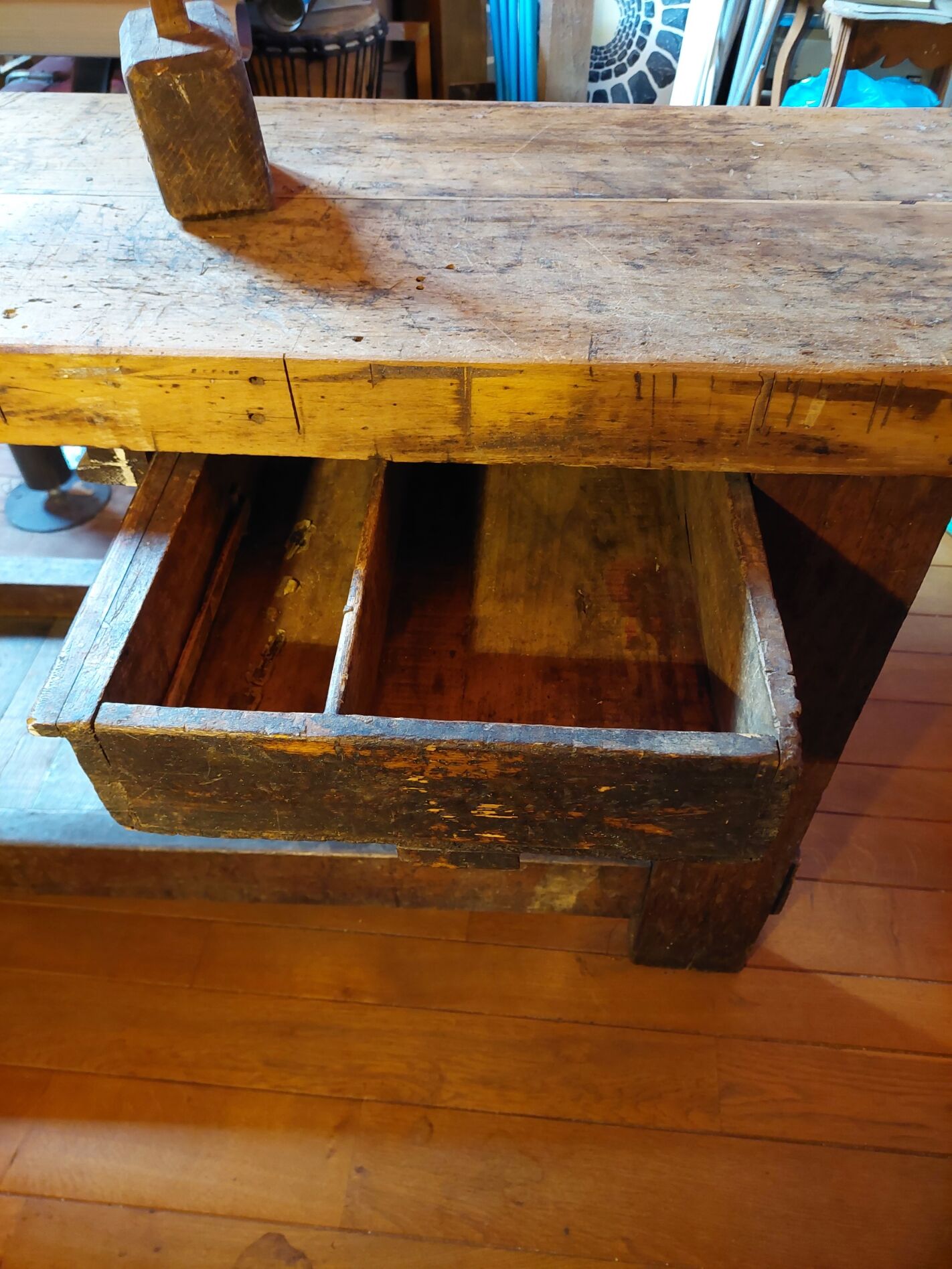 former carpenter's workbench