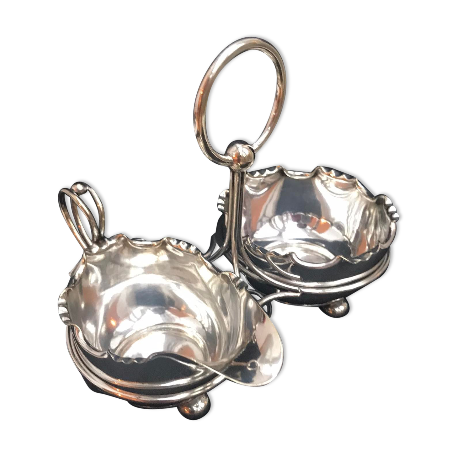 Sugar dish and cream dish