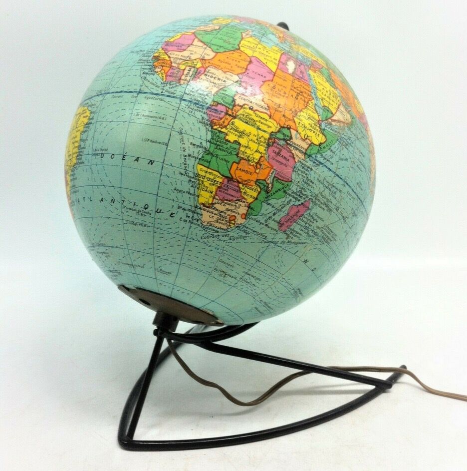 Light glass globe, 1960