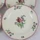 6 Gien earthenware dinner plates, Lorraine pattern