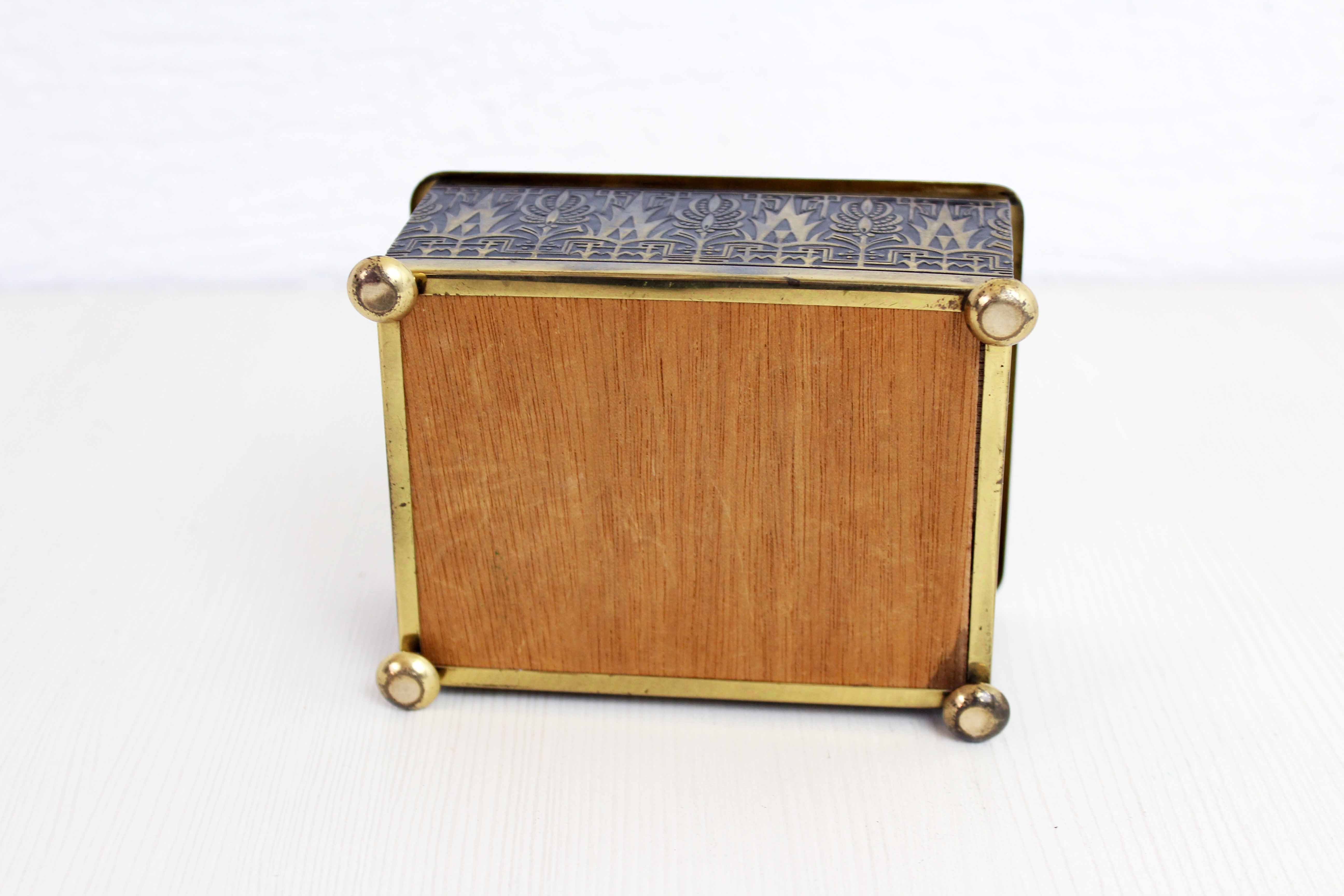 Brass Art Deco box