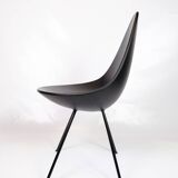 Set Of Four Dining Chairs Model 3110 Made In Black By Arne Jacobsen For Fritz Hansen From 2016s