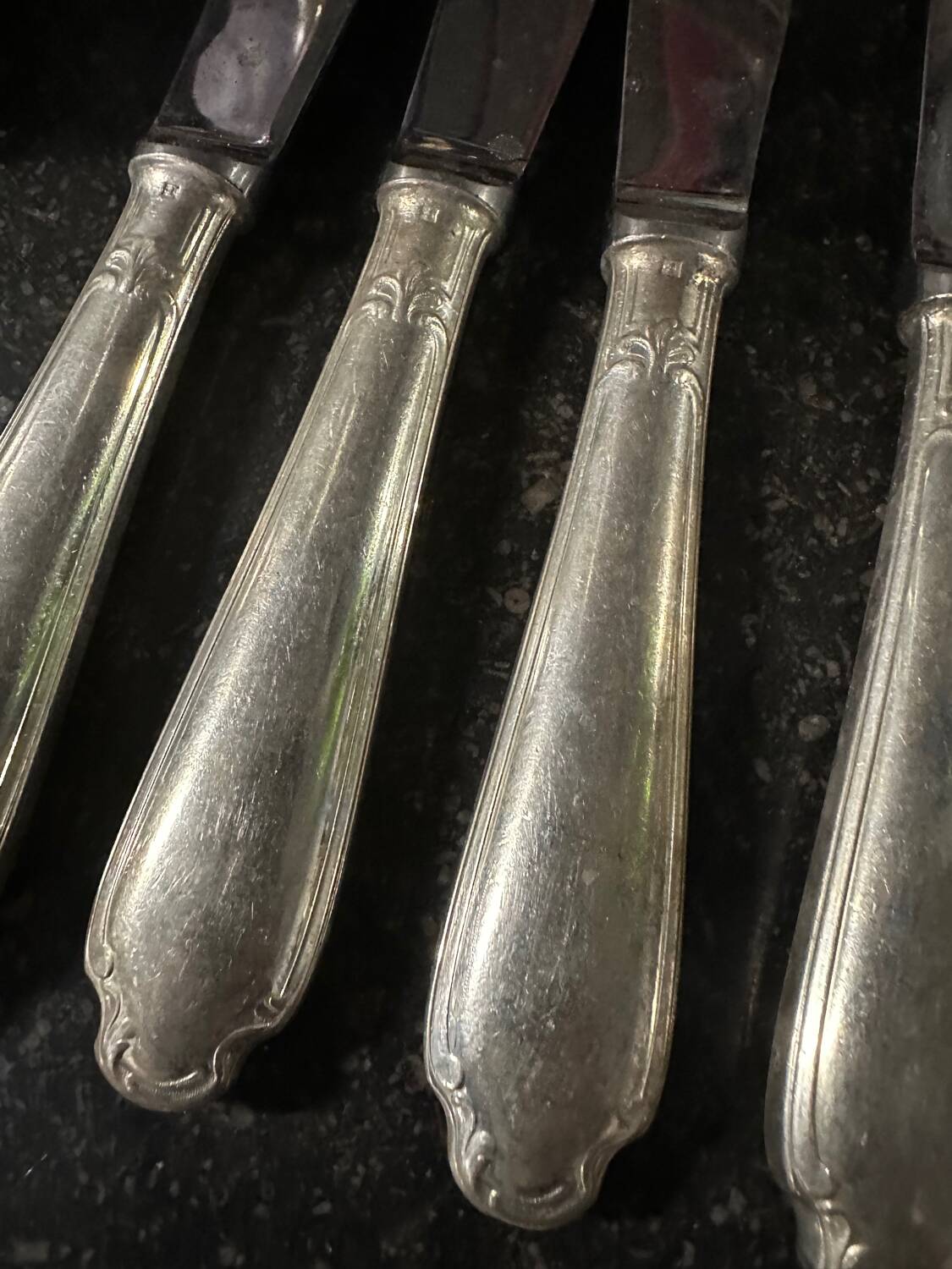 6 Christofle knives
