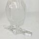 Carved glass bottle
