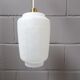 Hanging lamp glass brass