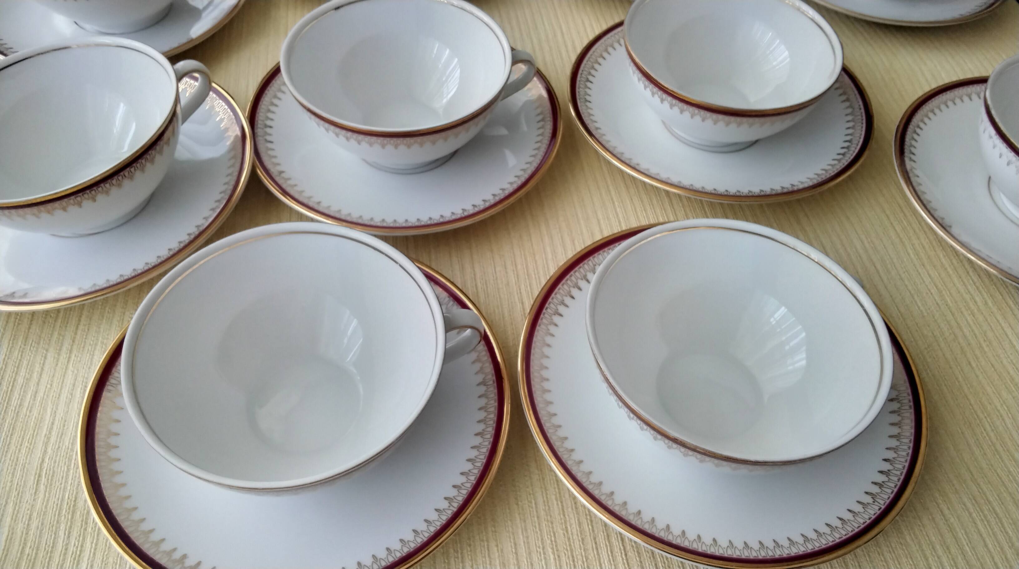 Bavarian porcelain coffee service by Winterling Markteuthen
