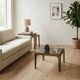 3 vintage smoked plexiglass coffee tables / side tables – Space Age