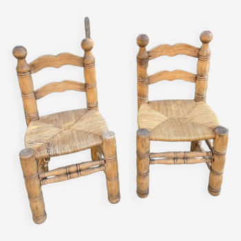 Pair of chairs in the Dudouyt style