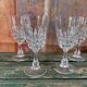 Set of 4 Cristal d'Arques Pompadour wine glasses height 13cm
