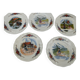 Alsatian plates Obernai earthenware Sarreguemines