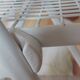 Suite de 3 chaises pliantes Talin en métal blanc, Italie années 70