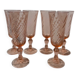 6 Rosaline champagne flutes