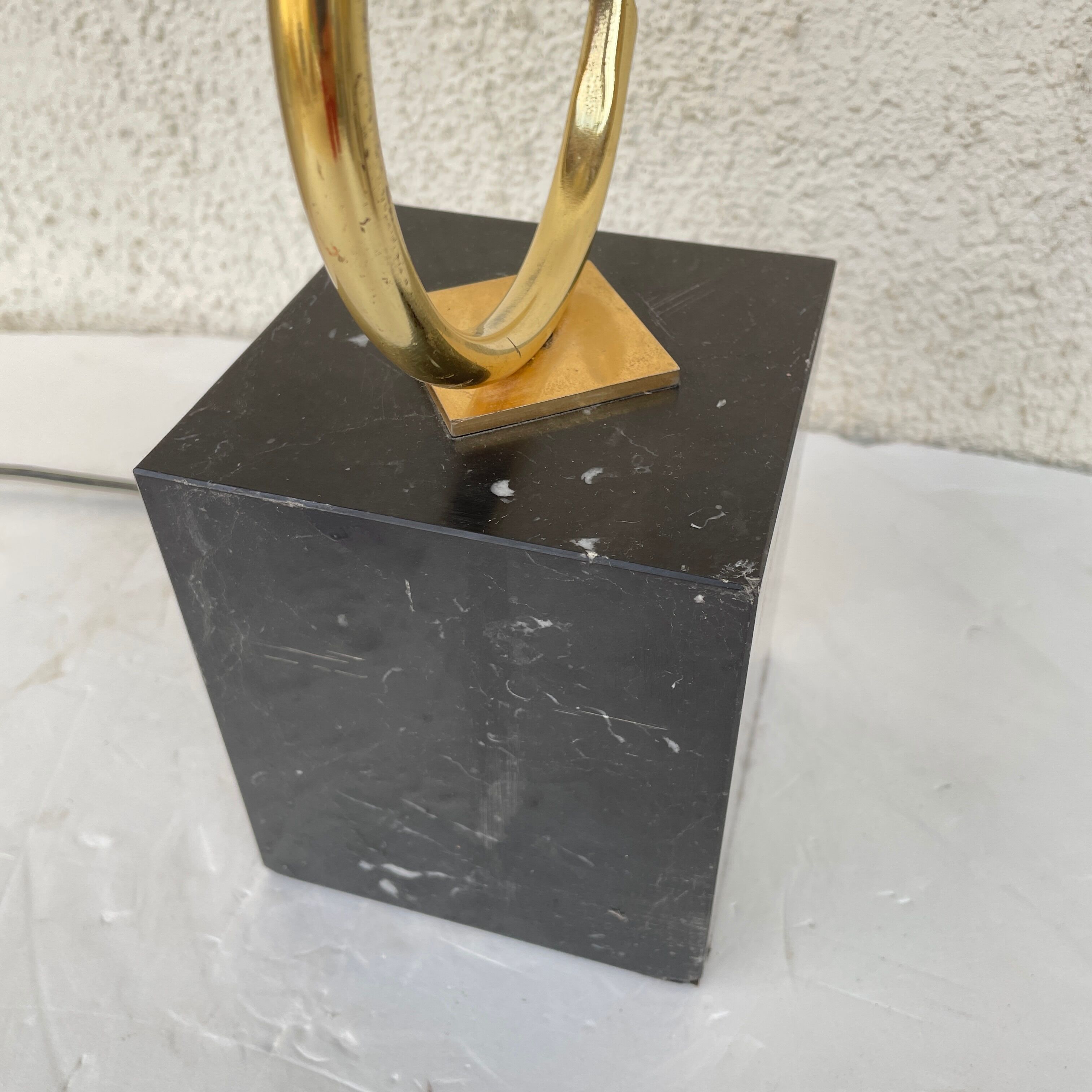 golden flower lamp design 1970