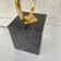 golden flower lamp design 1970