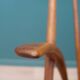 Chaise en hêtre, design danois, années 1960, designer : Illum Wikkelsø, fabrication : Niels Eilersen