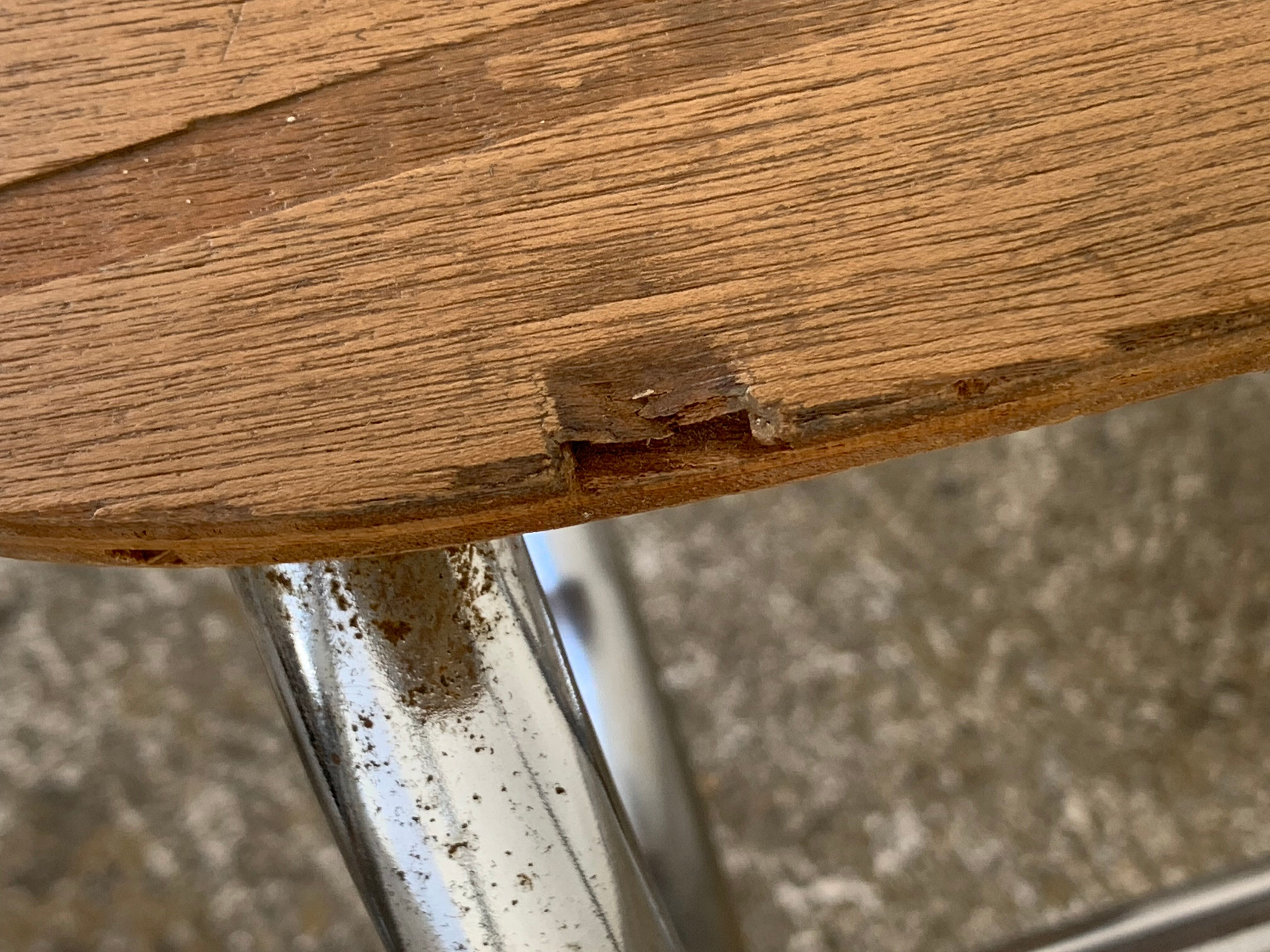 Formica stepladder stool 1970