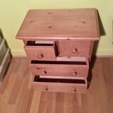 Pine bedside