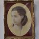 Lucien-Victor Guirand de Scevola (1871-1950) Portrait of a Young Woman, 1928 pastel, oval