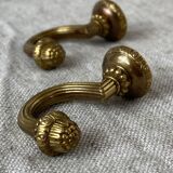 Solid brass coat hooks