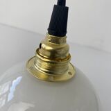 Lot 3 old suspensions in vintage opaline 12 cm