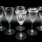 Moser & Söhne Crystal Wine Glasses circa 1920-1940