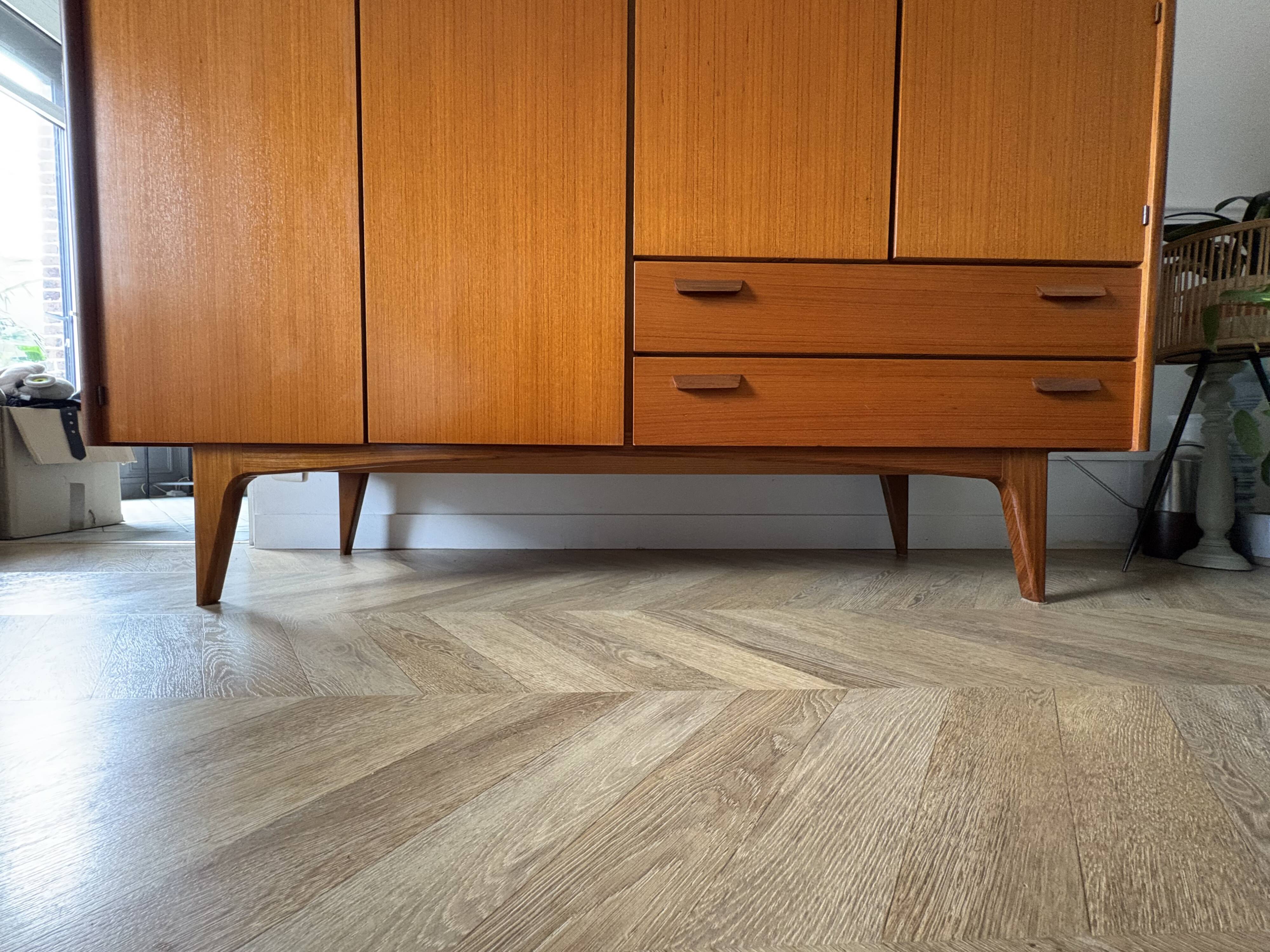 Vintage Scandinavian teak wardrobe