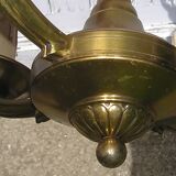Brass chandelier with 4 lights