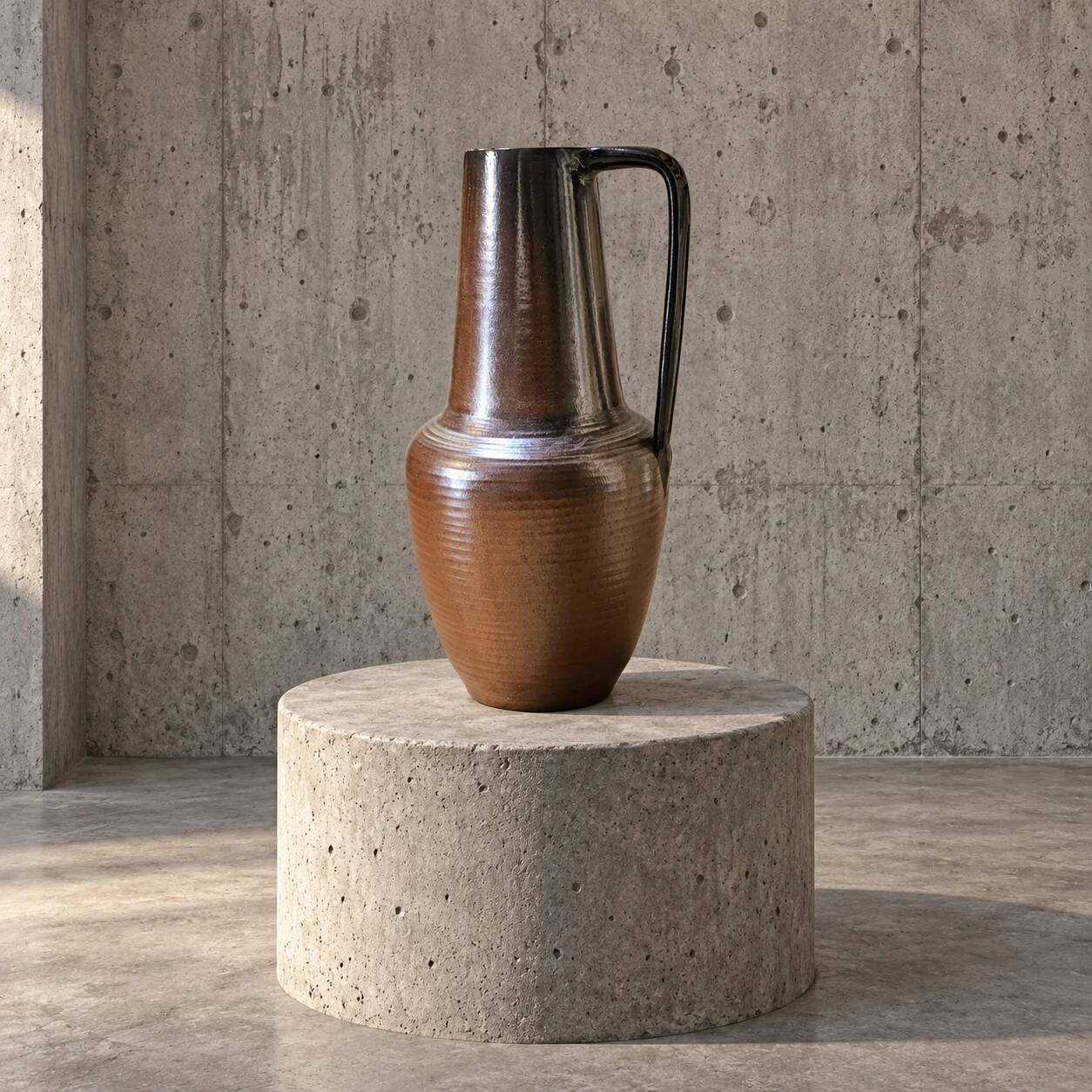 Large ceramic vase / Earthenware jug vase