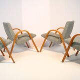 4 Steiner armchairs 1950
