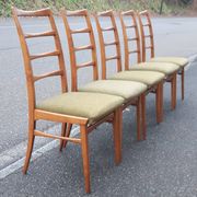 Set of 5 vintage chairs