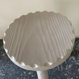 Painted brutalist stool